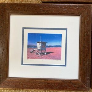 Framed Huntington Beach Photography Art Print